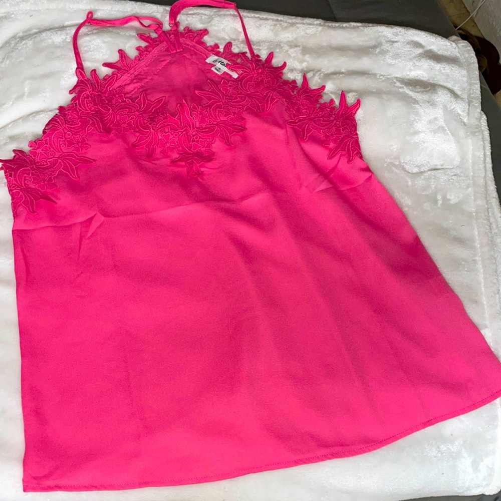 Silky dress tank
